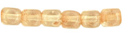 Cubes - 4mm : Luster - Transparent Champagne