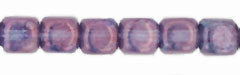 Cubes - 4mm : Luster - Transparent Denim Blue