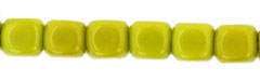 Cubes - 4mm : Opaque Olivine