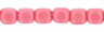 Cubes - 4mm : Opaque Pink