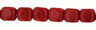 Cubes - 4mm : Opaque Red