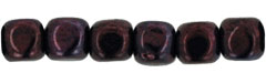 Cubes - 4mm : Luster - Metallic Amethyst