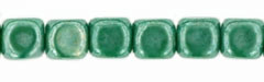 Cubes - 4mm : Luster - Opaque Green