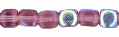 Cubes - 4mm : Med Amethyst AB