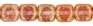 Cubes - 5/7mm : Luster - Transparent Topaz/Pink