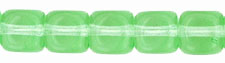 Cubes - 7 x 5mm : Peridot