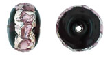 Silver Stripe Cushions 8/12mm: Amethyst