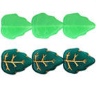 Vertical-Hole Large Leaf Beads 15 x 12mm
