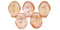 Petals 8 x 6mm : Luster - Transparent Topaz/Pink