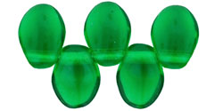 Petals 8 x 6mm : Green Emerald