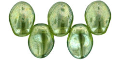 Petals 8 x 6mm : Luster - Olivine