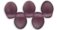 Petals 8 x 6mm : Matte - Amethyst