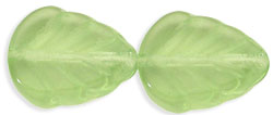 Leaves 10 x 8mm : Dk Peridot Green