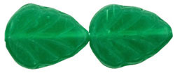 Leaves 10 x 8mm : Milky Green