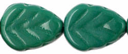 Leaves 10 x 8mm : Viridian