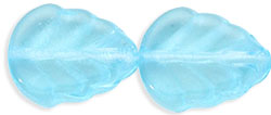 Leaves 10 x 8mm : Aquamarine