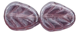 Leaves 10 x 8mm : Luster - Med Amethyst