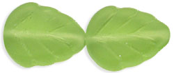 Leaves 10 x 8mm : Matte - Olivine