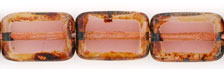 Polished Rectangles 12 x 8mm : Med Amethyst - Picasso