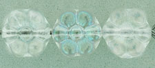 Flowers 8 x 4mm : Luster - Crystal