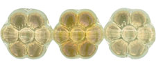 Flowers 8 x 4mm : Luster - Smoky Topaz