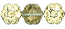 Flowers 8 x 4mm : Gold 1/2