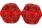 Flowers 8/4mm: Siam Ruby