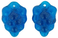 Grape Bunches 16 x 11mm: Capri Blue