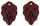Grape Bunches 11/16mm: Ruby