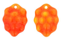 Grape Bunches 16 x 11mm : Opaque Orange Multi