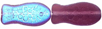Fish 14 x 7mm : Matte - Amethyst AB