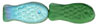 Fish 7/14mm : Matte - Opaque Green AB