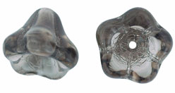 Large Bell Flowers 11/13mm: Black Diamond