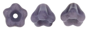 Baby Bell Flowers 6 x 4mm : Opaque Purple