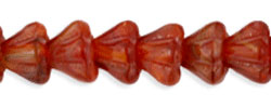 Baby Bell Flowers 6 x 4mm : Hurricane Glass - Vesuvius