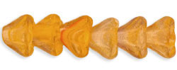 Baby Bell Flowers 6 x 4mm : HurriCane Glass - Safflower