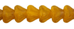 Baby Bell Flowers 6 x 4mm : HurriCane Glass - Honey Suckle