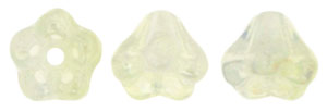 Baby Bell Flowers 6 x 4mm : Luster Iris - Lemon