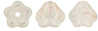 Baby Bell Flowers 6 x 4mm : Glow Green - Milky Pink