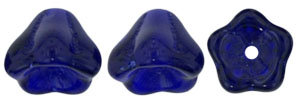 Bell Flowers 8 x 6mm : Cobalt