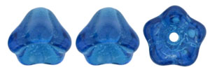 Bell Flowers 8 x 6mm : Capri Blue