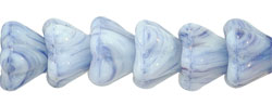 Bell Flowers 8 x 6mm : HurriCane Glass - Bluebell