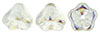 Bell Flowers 8/6mm : Crystal AB