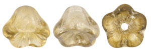 Bell Flowers 8 x 6mm : Crystal - Celsian