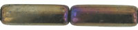 Long Tubes 14 x 4mm : Iris - Brown