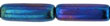 Long Tubes 14 x 4mm : Iris - Blue