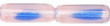 Long Tubes 14 x 4mm : Lt Pink/Blue