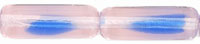 Long Tubes 14 x 4mm : Lt Pink/Blue