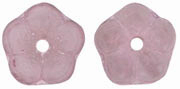 Flat Flowers 8 x 3mm : Med Amethyst