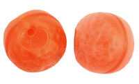 Fruit Beads - 3D : Oranges - Satsuma Coral